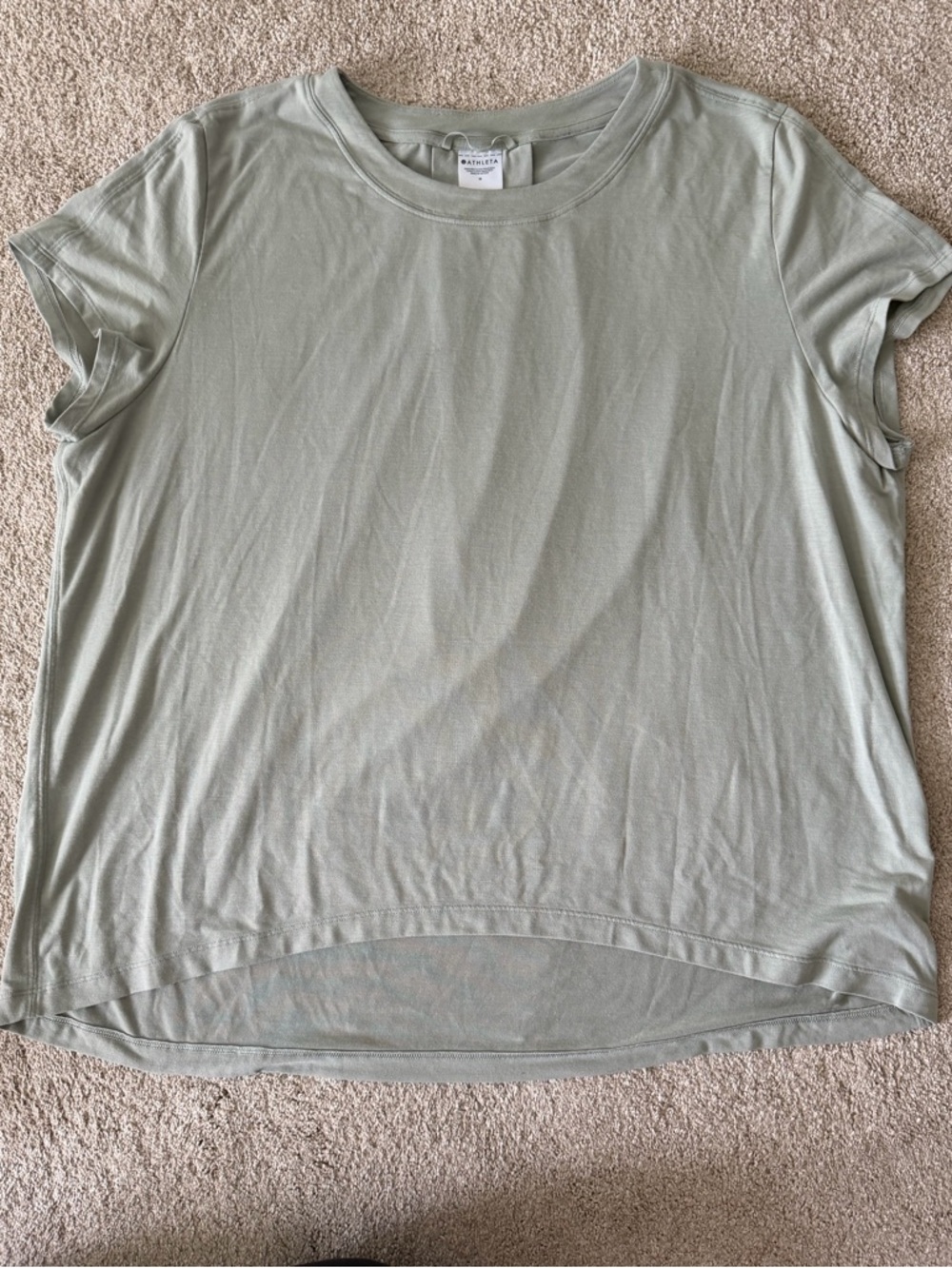 Athleta Short Sleeve Scoop Neck Loose Fit Tee